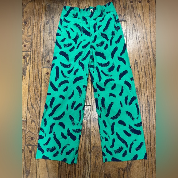 Anthropologie Maeve Colette Cropped Wide Leg Pants 26 Magic Fabric Trousers - Picture 6 of 13